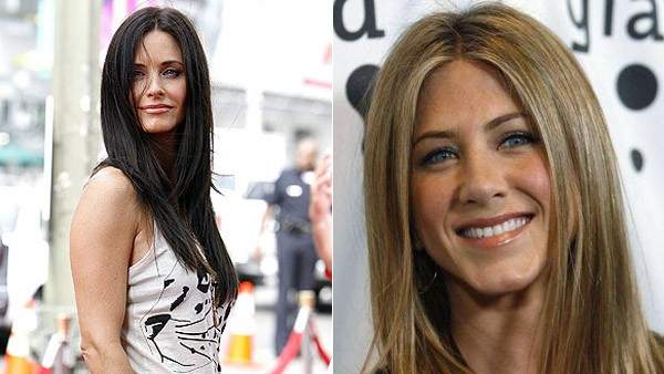 Courteney Cox y Jennifer Aniston Courteney Cox y Jennifer Aniston