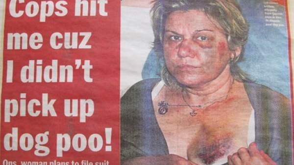 Anna Stanczyk, agredida por la Policía de Nueva York Anna Stanczyk, agredida por la Policía de Nueva York