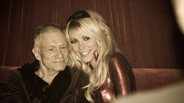 Hugh Hefner y Crystal Harris Hugh Hefner y Crystal Harris