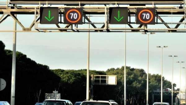 Panel de velocidad variable. Panel de velocidad variable.