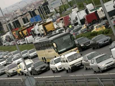 Atascos en Madrid