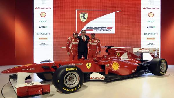 Alonso, Massa y Domenicali Alonso, Massa y Domenicali