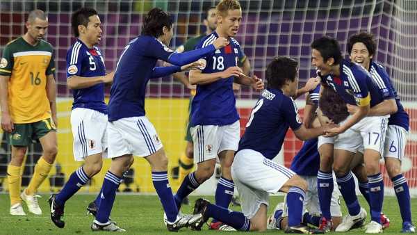 Gol de Japón ante Australia Gol de Japón ante Australia