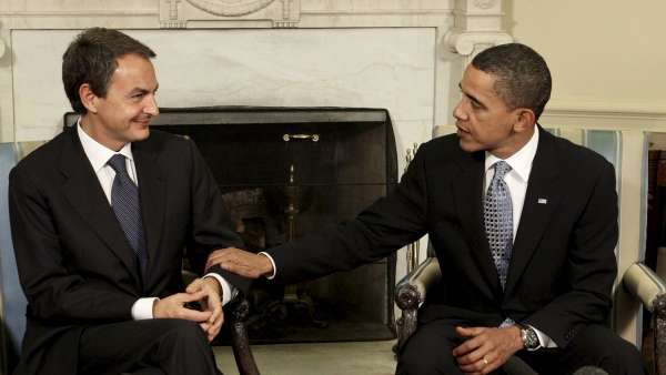 Reunión Zapatero - Obama Reunión Zapatero - Obama