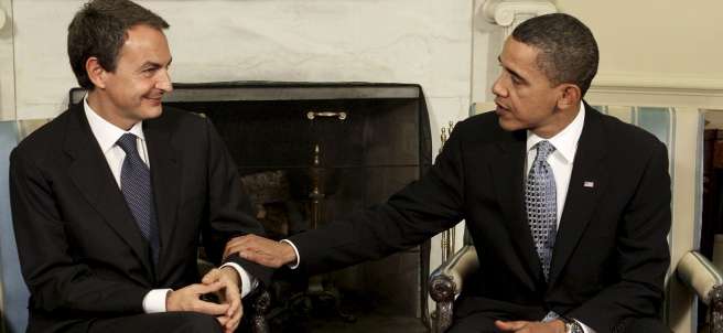 Reunión Zapatero - Obama