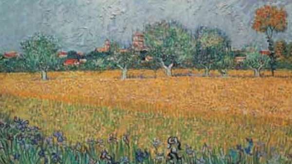 Vista de Arles con iris, de Van Gogh Vista de Arles con iris, de Van Gogh