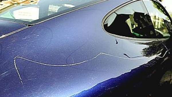 Coche rayado Coche rayado