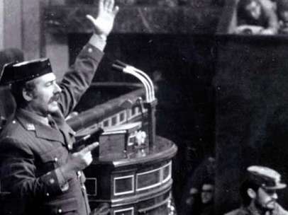 El Teniente Coronel Antonio Tejero, el 23-F