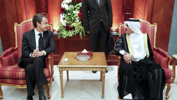 Zapatero, en Catar Zapatero, en Catar