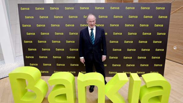 Rodrigo Rato en la presentación de Bankia Rodrigo Rato en la presentación de Bankia