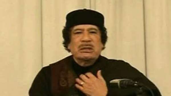 Gadafi, en la televisión Gadafi, en la televisión