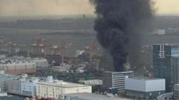 Fuego por el terremoto en Tokio Fuego por el terremoto en Tokio