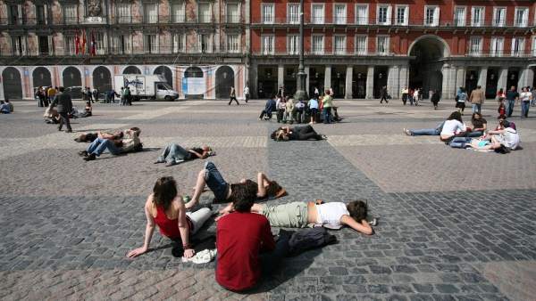 Turistas en Madrid Turistas en Madrid
