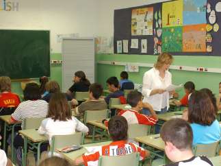 Niños en un aula