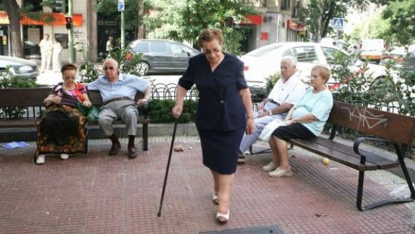 Un grupo de jubilados. Un grupo de jubilados.