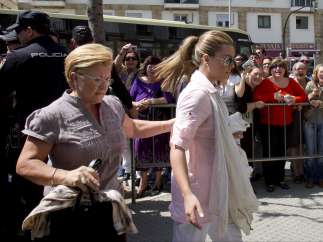 María José Campanario y su madre