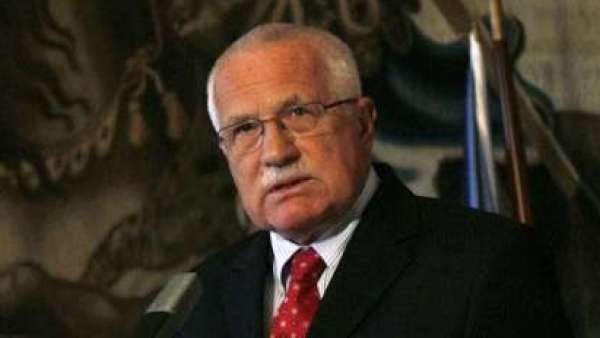 El presidente checo Vaclav Klaus El presidente checo Vaclav Klaus