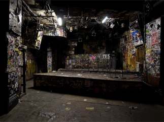 El escenario del CBGB