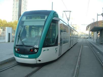 El tranvía en Barcelona