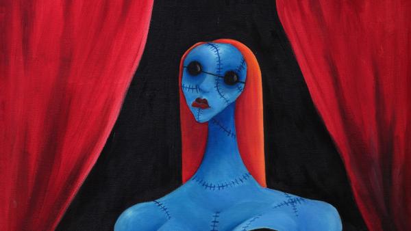 'Blue Girl With Wine', 1997 'Blue Girl With Wine', 1997