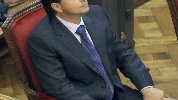 Lluís Corominas, en el banquillo de los acusados. Lluís Corominas, en el banquillo de los acusados.