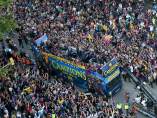 Horario y recorrido de la rúa del Barça por la Copa del Rey y la Liga