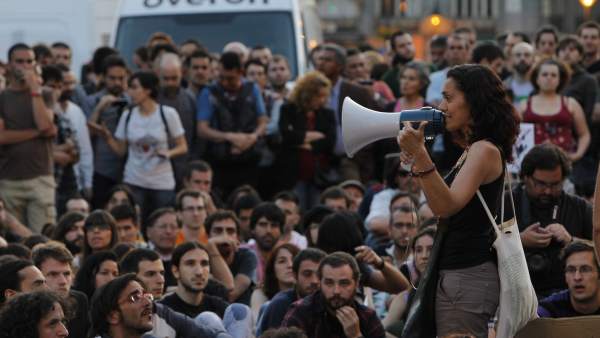 Acampada por "más democracia" Acampada por "más democracia"