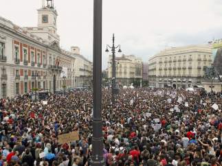 Concentración en la Puerta del Sol