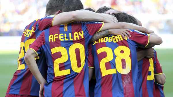 Afellay con el Barça Afellay con el Barça