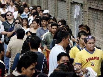 Inmigrantes ecuatorianos