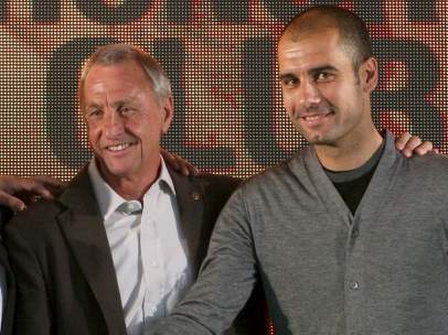 Guardiola y Cruyff