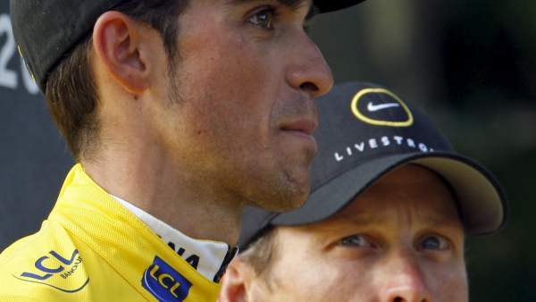 Contador y Armstrong Contador y Armstrong