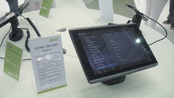 La tableta Iconia 500 La tableta Iconia 500