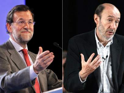 Rajoy y Rubalcaba