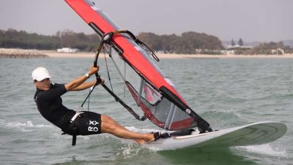 La windsurfista Blanca Manchón La windsurfista Blanca Manchón