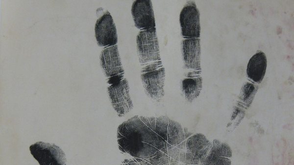 Palma de la mano de Timothy Leary Palma de la mano de Timothy Leary