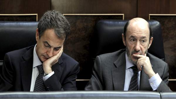 Zapatero y Rubalcaba Zapatero y Rubalcaba
