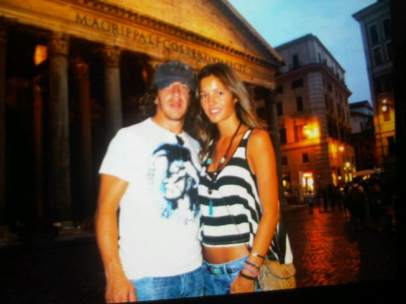 Puyol y Malena Costa