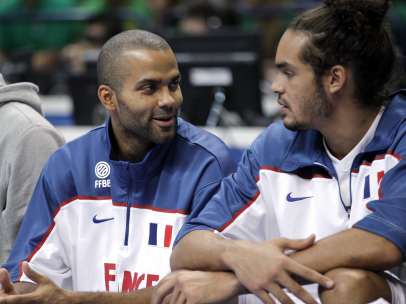 Tony Parker y Joakim Noah