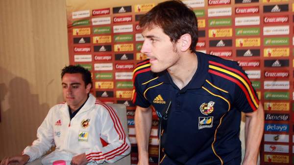 Xavi e Iker Casillas Xavi e Iker Casillas