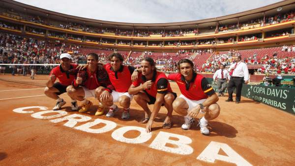 El equipo de Copa Davis español El equipo de Copa Davis español
