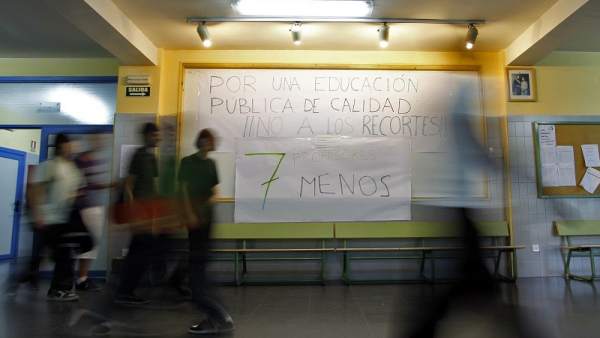 Huelga de profesores en Madrid Huelga de profesores en Madrid