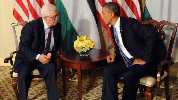 Obama y Abás Obama y Abás