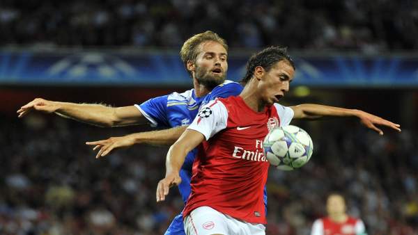 Chamakh y Mellberg Chamakh y Mellberg