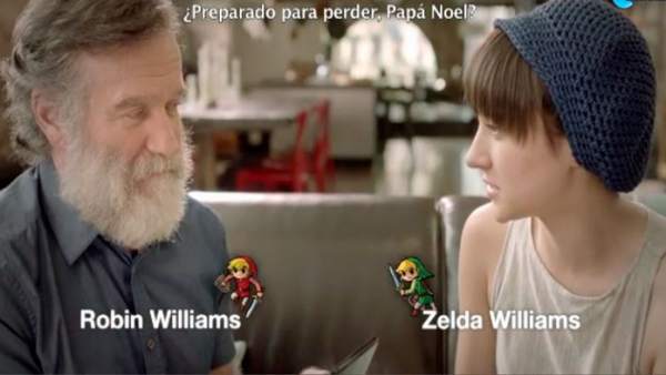 Robin Williams se juega la barba con su hija al 'Zelda' Robin Williams se juega la barba con su hija al 'Zelda'