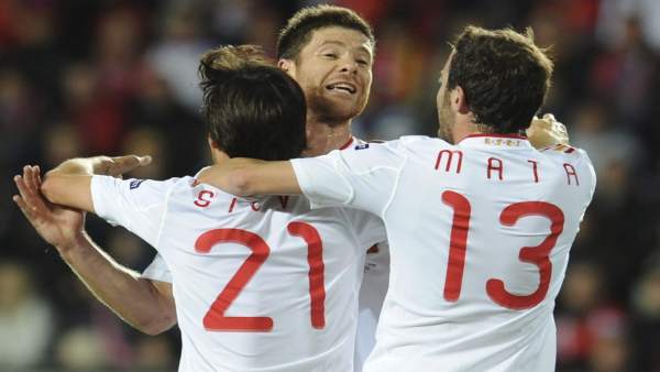 Xabi, Silva y Mata Xabi, Silva y Mata