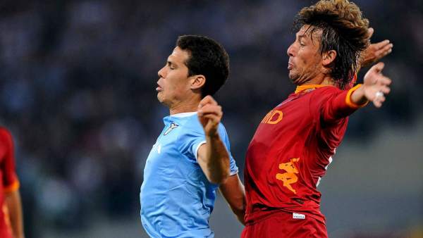 Hernanes y Heinze en el Lazio - Roma Hernanes y Heinze en el Lazio - Roma