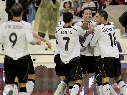 Gol Feghouli con el Valencia