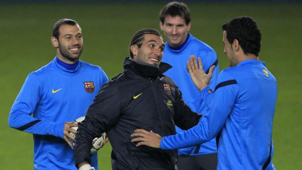 Entrenamiento del Barça Entrenamiento del Barça