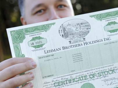 Acción de Lehman Brothers